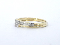 Gouden ring met diamanten - afbeelding 6 van  12