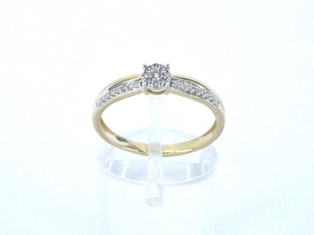 Gouden ring met diamanten - afbeelding 8 van  12