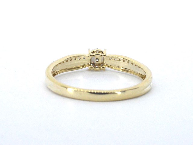 Gouden ring met diamanten - afbeelding 9 van  12