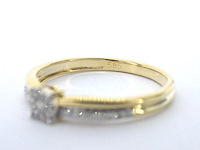 Gouden ring met diamanten - afbeelding 10 van  12