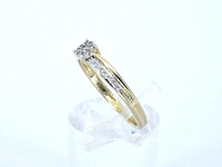 Gouden ring met diamanten - afbeelding 11 van  12