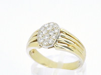 Gouden ring met diamanten - afbeelding 5 van  11