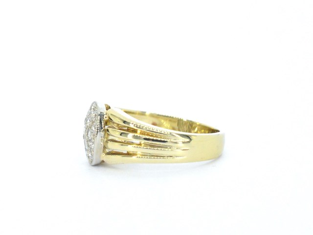 Gouden ring met diamanten - afbeelding 7 van  11