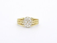 Gouden ring met diamanten - afbeelding 8 van  11