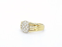 Gouden ring met diamanten - afbeelding 10 van  11