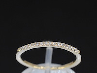 Gouden ring met diamanten - afbeelding 1 van  10