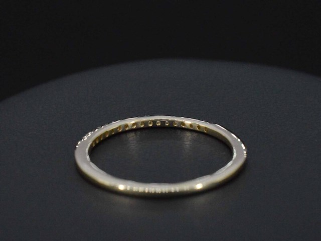 Gouden ring met diamanten - afbeelding 8 van  10