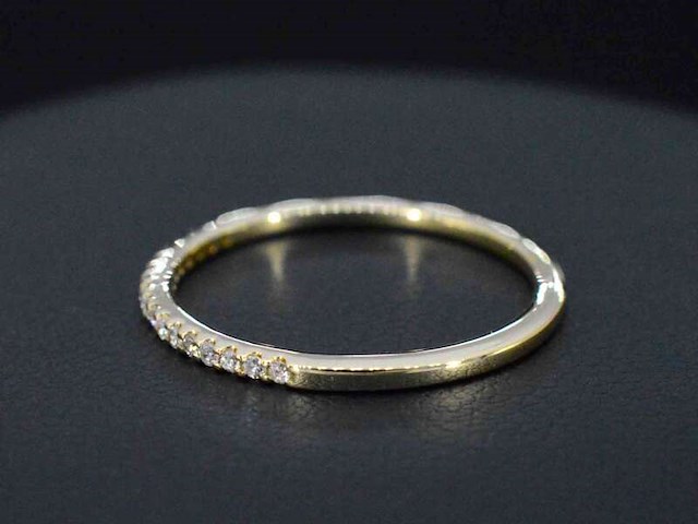 Gouden ring met diamanten - afbeelding 5 van  9