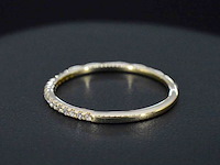 Gouden ring met diamanten - afbeelding 5 van  9