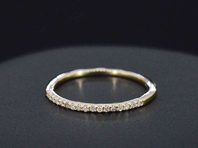 Gouden ring met diamanten - afbeelding 6 van  9