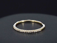 Gouden ring met diamanten - afbeelding 6 van  9