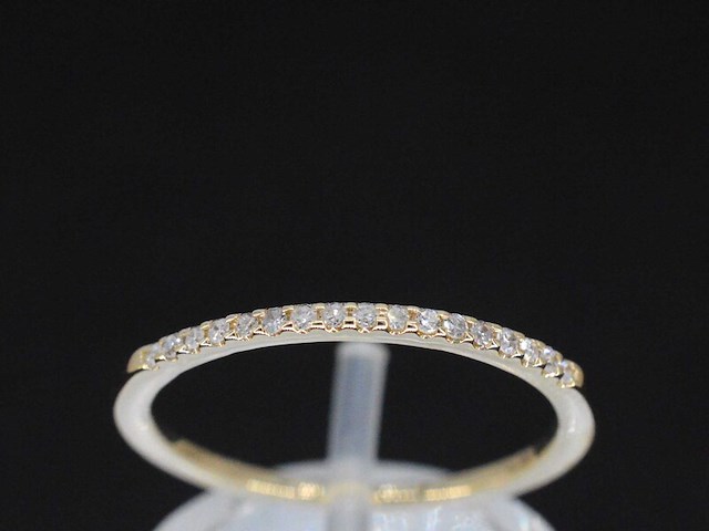 Gouden ring met diamanten - afbeelding 1 van  7