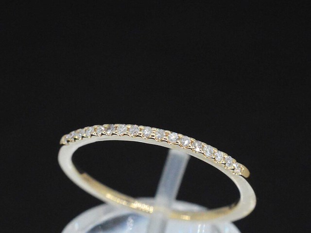 Gouden ring met diamanten - afbeelding 3 van  7