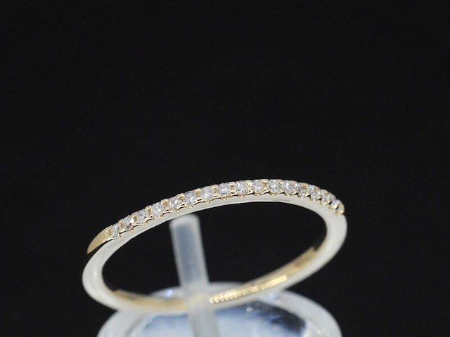 Gouden ring met diamanten - afbeelding 4 van  7