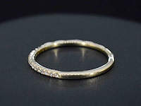 Gouden ring met diamanten - afbeelding 5 van  7
