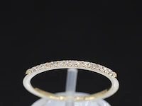 Gouden ring met diamanten - afbeelding 2 van  8