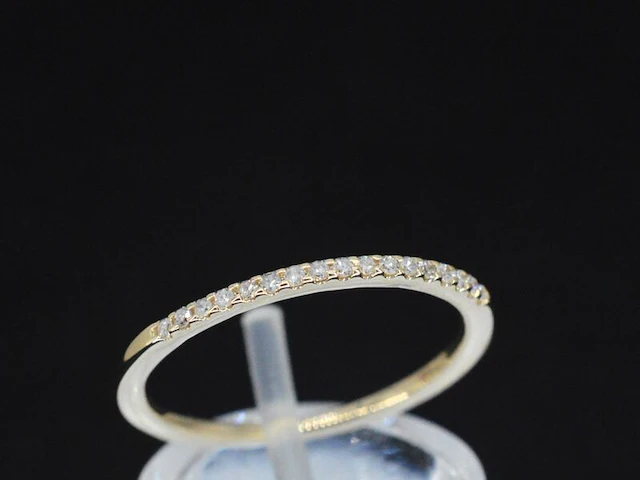 Gouden ring met diamanten - afbeelding 4 van  8