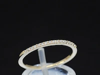 Gouden ring met diamanten - afbeelding 4 van  8