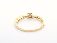 Gouden ring met diamanten - afbeelding 7 van  10