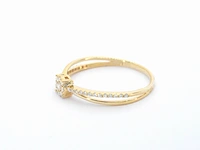 Gouden ring met diamanten - afbeelding 7 van  11