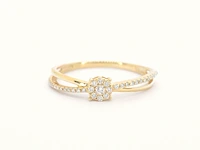 Gouden ring met diamanten - afbeelding 8 van  11