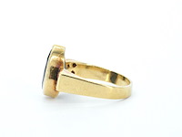 Gouden ring met edelsteen - afbeelding 4 van  6