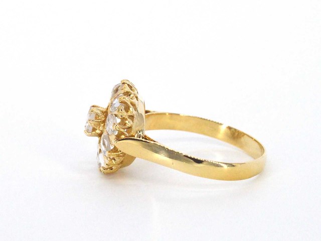 Gouden ring met edelstenen - afbeelding 8 van  11