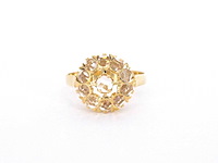 Gouden ring met edelstenen - afbeelding 9 van  11