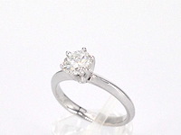 Gouden ring met een briljant geslepen diamant van 1.00 carat - afbeelding 4 van  9