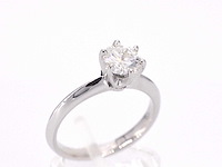 Gouden ring met een briljant geslepen diamant van 1.00 carat - afbeelding 5 van  9