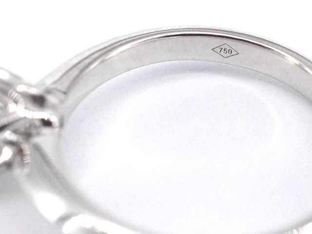 Gouden ring met een briljant geslepen diamant van 1.00 carat - afbeelding 9 van  9