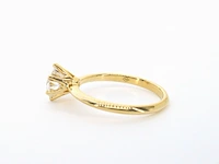 Gouden ring met een briljant geslepen diamant van 1.00 carat - afbeelding 8 van  12