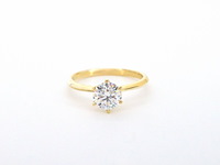 Gouden ring met een briljant geslepen diamant van 1.50 carat - afbeelding 7 van  10