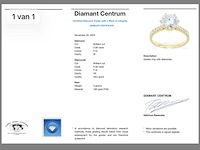 Gouden ring met een briljant geslepen diamant van 3.00 carat, goud - afbeelding 9 van  9