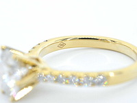 Gouden ring met een briljant geslepen diamant van 3.00 carat - afbeelding 2 van  10
