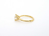 Gouden ring met een briljant geslepen diamanten van 2.00 carat - afbeelding 3 van  4