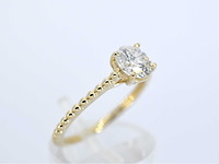 Gouden ring met een diamant van 1.00 carat - afbeelding 2 van  10