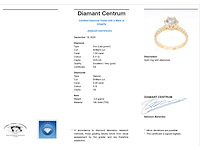 Gouden ring met één diamant van 1.00 carat - afbeelding 4 van  10