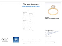 Gouden ring met één grote briljant - afbeelding 4 van  10