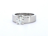 Gouden ring met een grote diamant van 1.40 carat - afbeelding 6 van  10