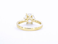 Gouden ring met een natuurlijke diamant - afbeelding 9 van  11