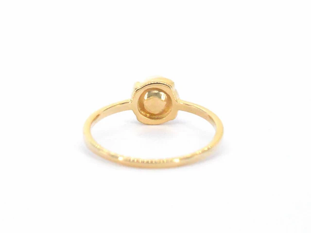 Gouden ring met een parel - afbeelding 9 van  11