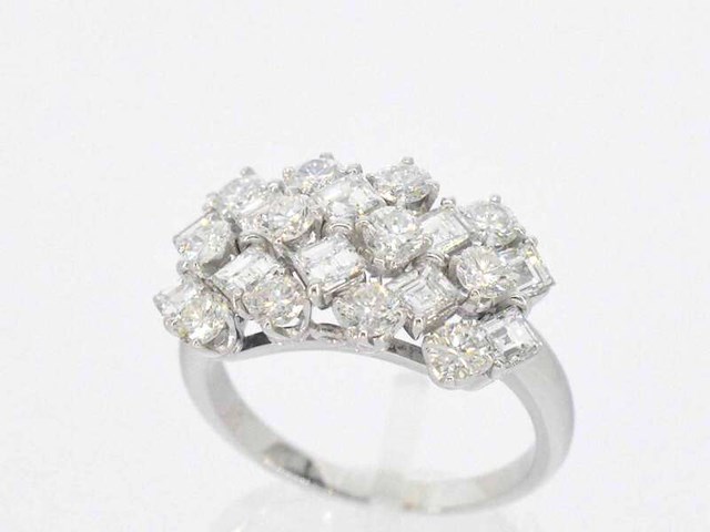 Gouden ring met natuurlijke diamanten 2.70 carat - afbeelding 6 van  12