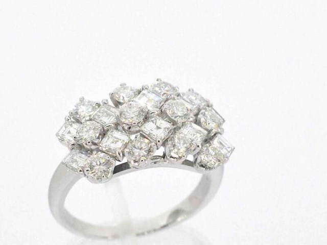 Gouden ring met natuurlijke diamanten 2.70 carat - afbeelding 7 van  12