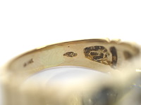 Gouden ring met natuurlijke diamanten - afbeelding 7 van  10