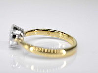 Gouden ring met prinses en marquise geslepen diamanten - afbeelding 5 van  6