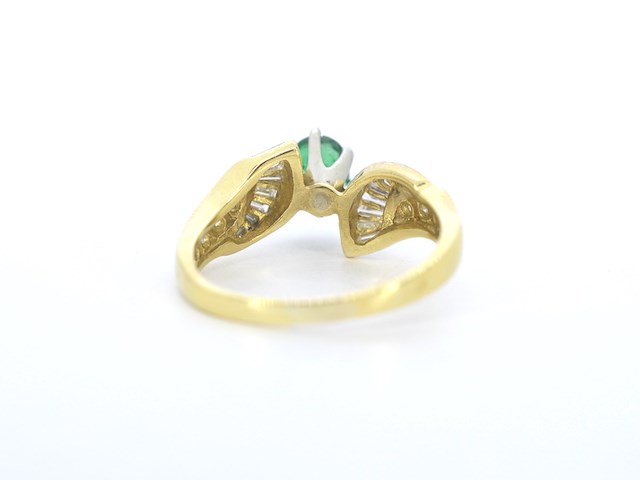 Gouden ring met smaragd - afbeelding 9 van  12