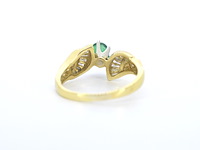 Gouden ring met smaragd - afbeelding 9 van  12