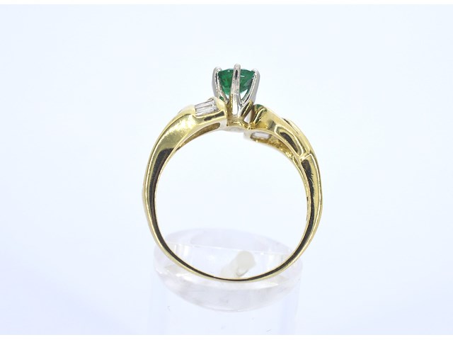 Gouden ring met smaragd - afbeelding 11 van  12