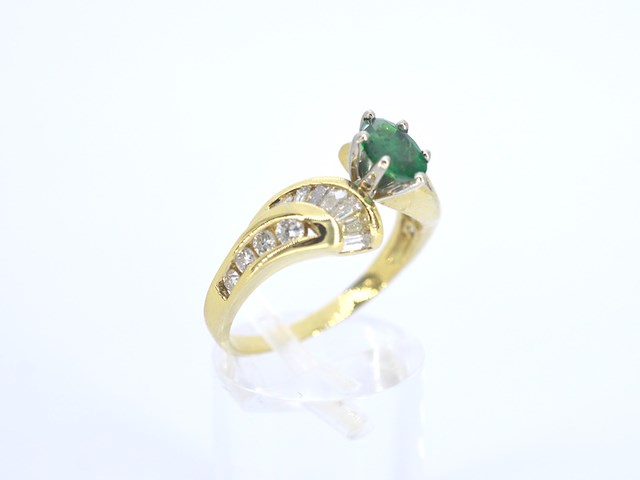 Gouden ring met smaragd - afbeelding 12 van  12